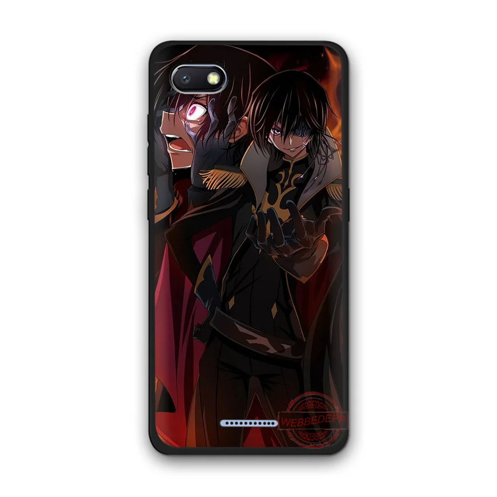 WEBBEDEPP Code Geass модные чехлы для мобильного телефона из мягкого силикона чехол Redmi Note