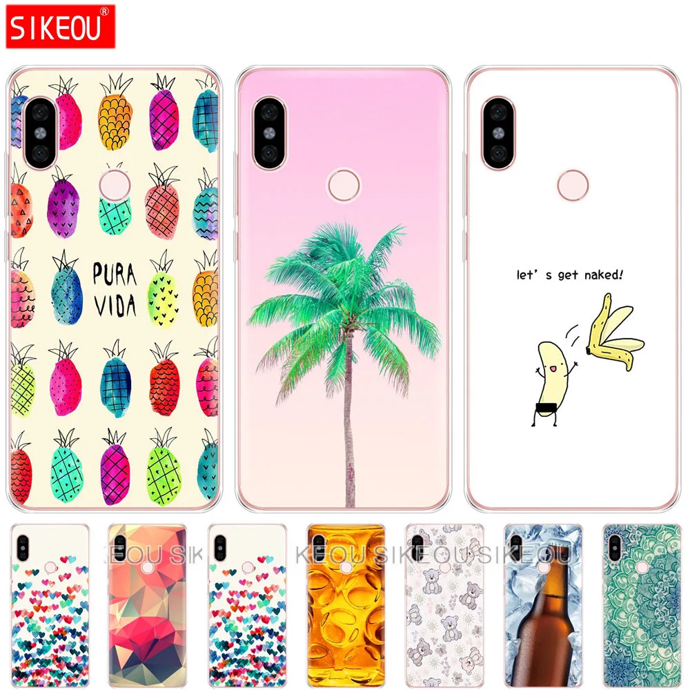 Мягкий силиконовый чехол для Xiaomi Redmi Note 6 Pro 26 '' мягкая задняя крышка из ТПУ