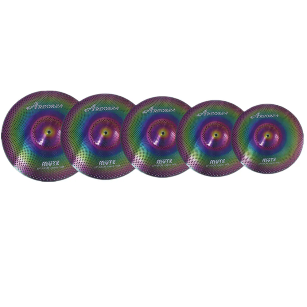 

ARBOREA Colorful Mute CYMBAL 14'hihat+16'crash+18'crash+20'ride
