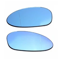 1 pair blue heated wing mirror glass replacement for bmw e90 e91 2005 08 e87 e88 04 09 e85 z4 auto exterior parts