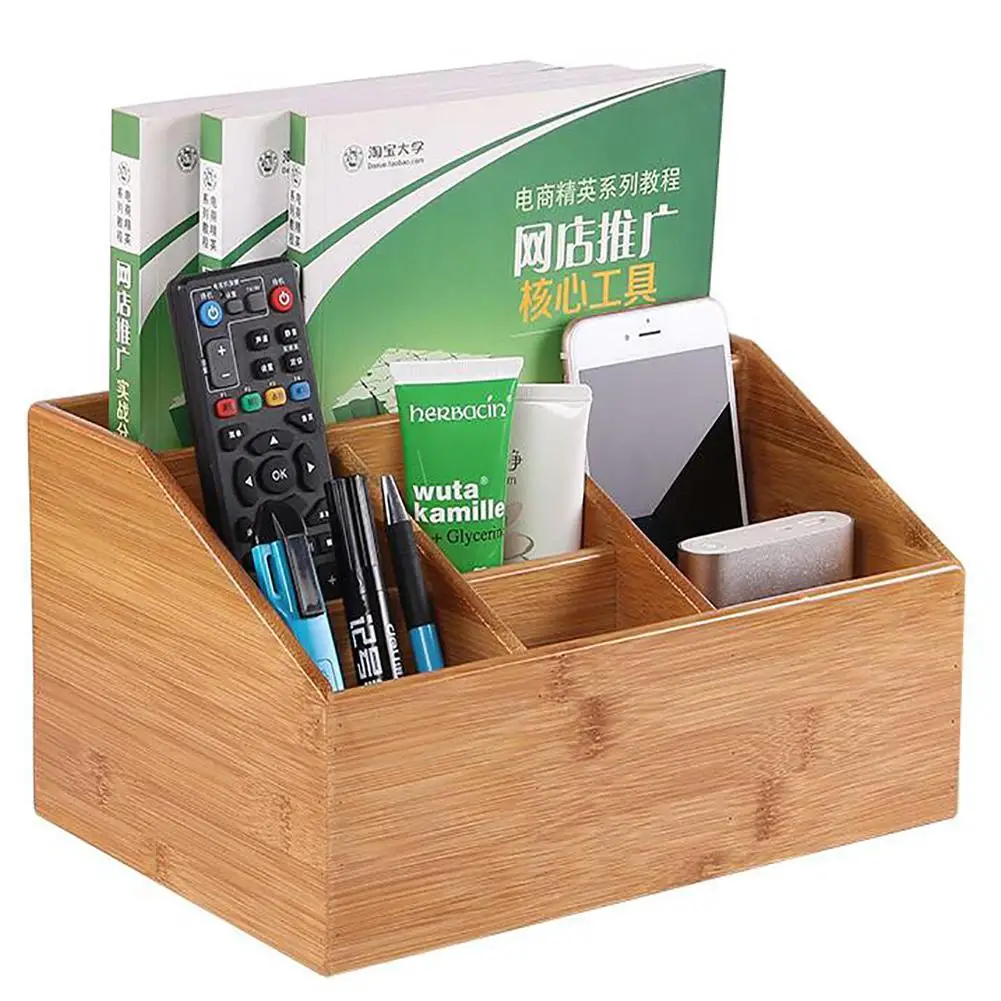 Многофункциональная коробка для салфеток инновационный бамбуковый Настольный