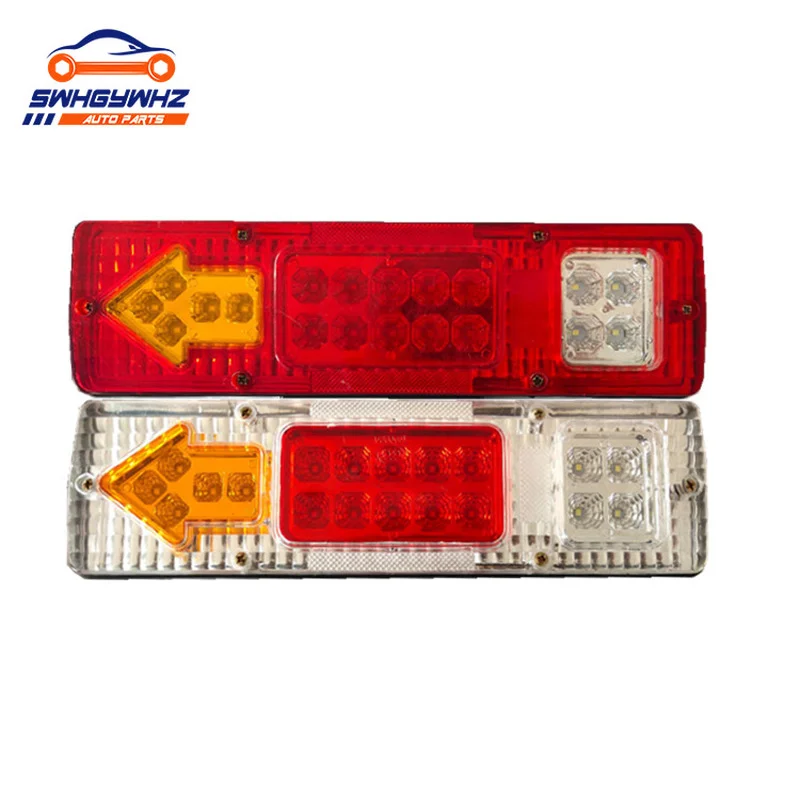 

Tail Lights 12V 24V Trailer Truck Sequential Turn Signal Reverse Brake LED Lamp Boat Vehicles Lorry Rear Light