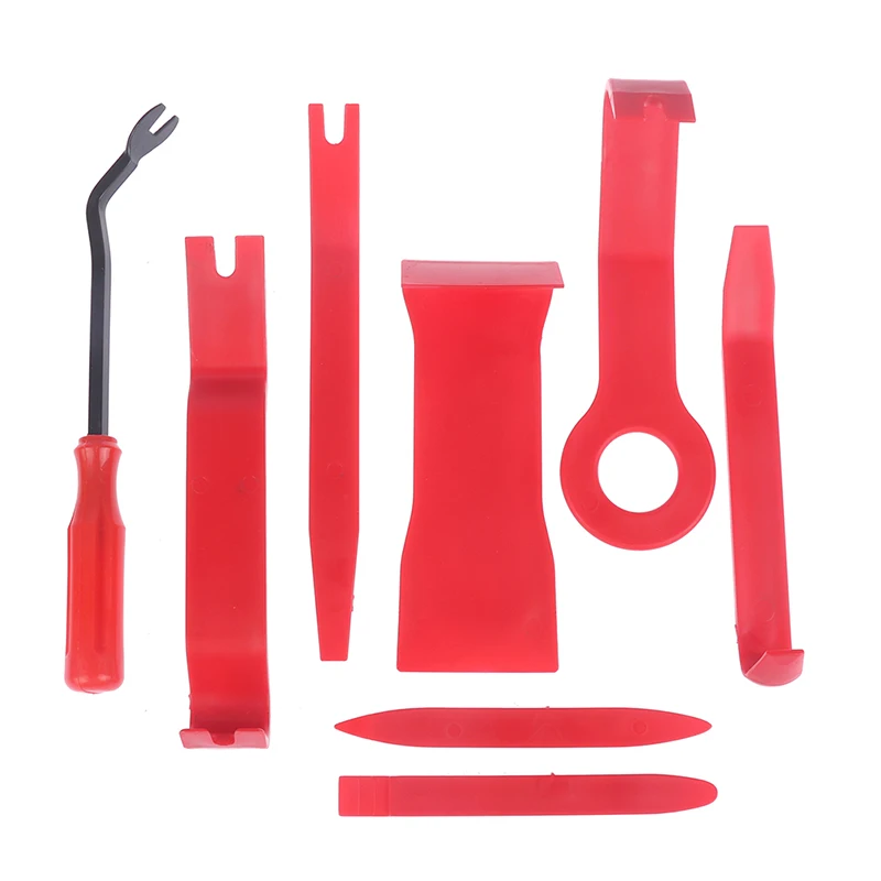 

8pcs Auto Door Clip Panel Trim Removal Tool Car Instrument Panel Door Window Forming Fastener Remover Screwdriver Kit Car Tools