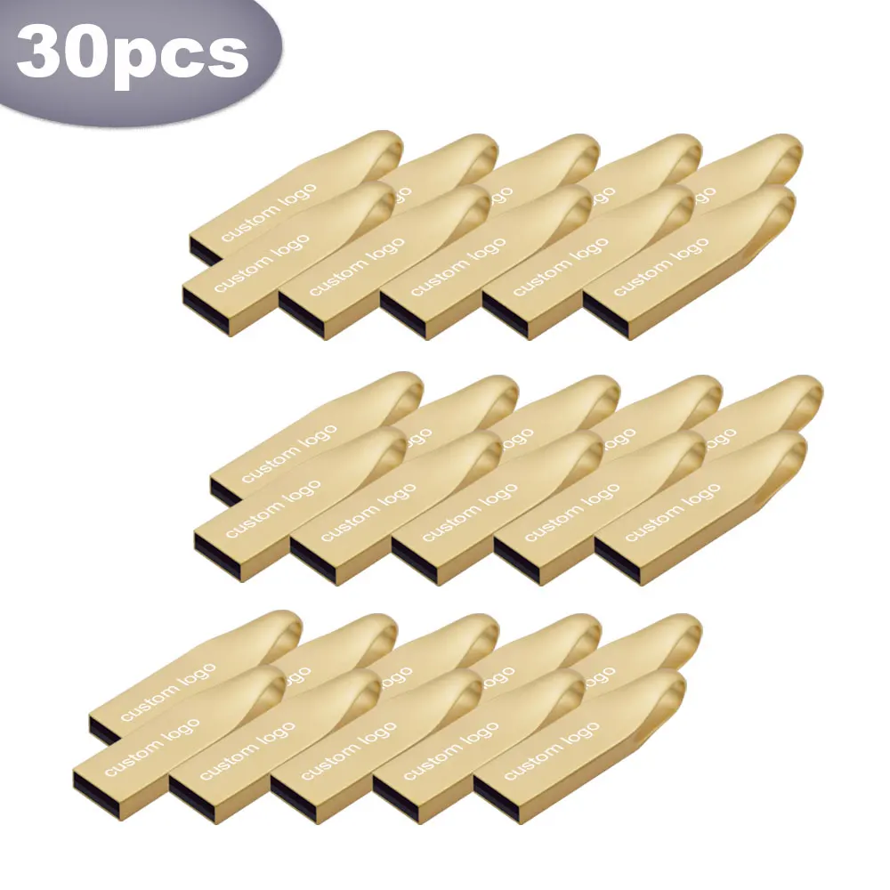 30pcs/lot Promotional waterproof USB Flash Drive Sticks shg 4GB 64GB Pen drive computer Memory 2.0 Stick free logo - купить по