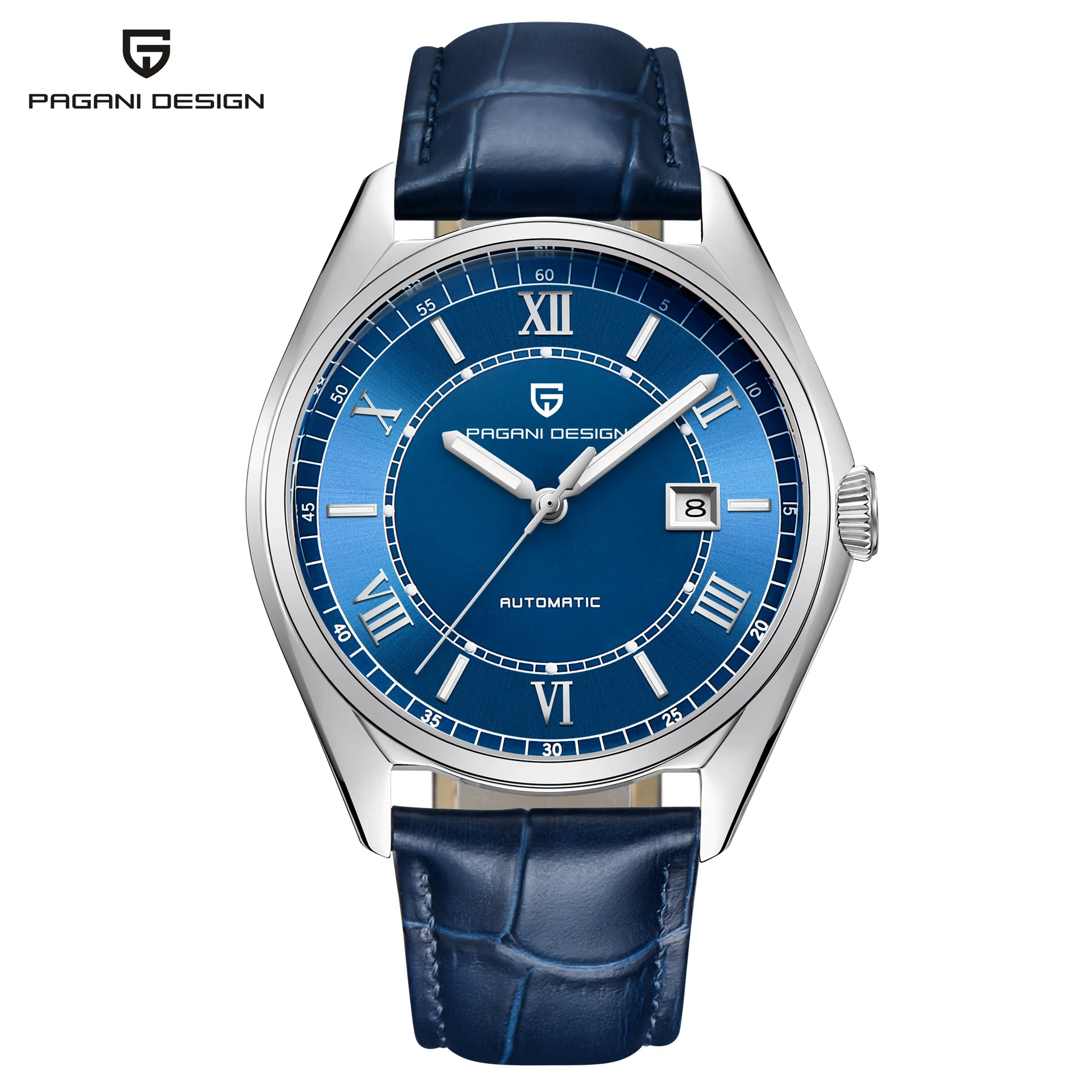 

PAGANI 1634 Simple Watch Men Fashion Casual Leather Waterproof Watch Men Automatic Mechanical WristWatch