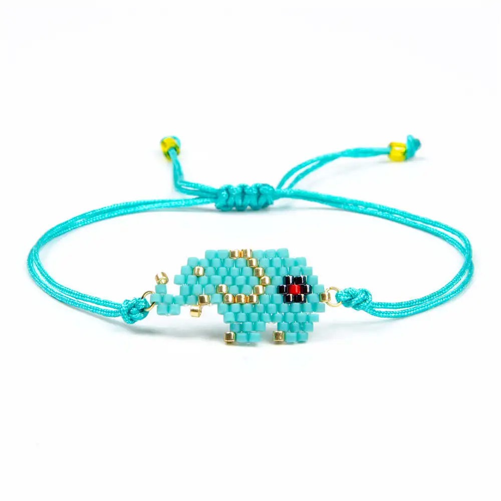 Go2boho MIYUKI браслет женский слон Pulseras Mujer Moda нарукавная повязка подарок ювелирные изделия детские браслеты с животными ручной работы сделай сам