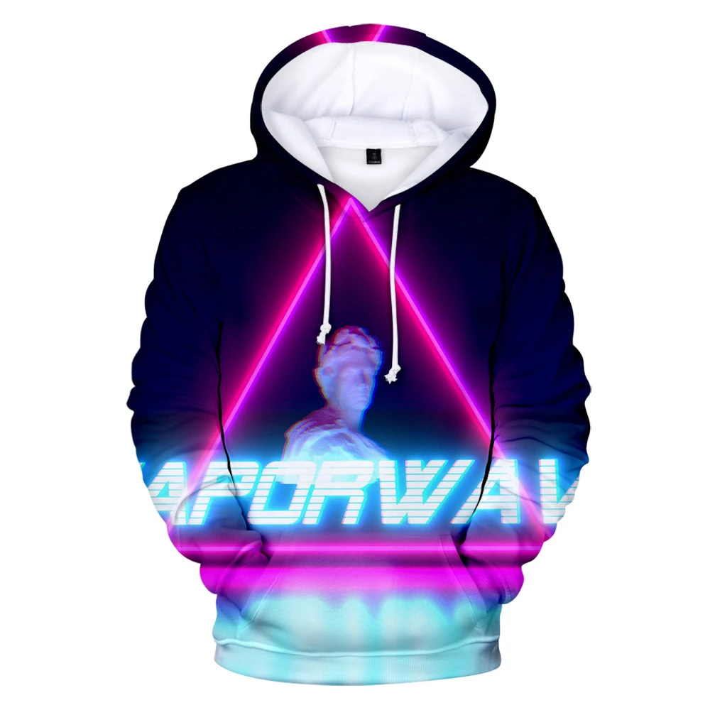 

Новое поступление, толстовка в стиле Vaporwave, толстовки для мужчин и женщин, 3D худи, повседневные Популярные флисовые толстовки в стиле хип-хоп...