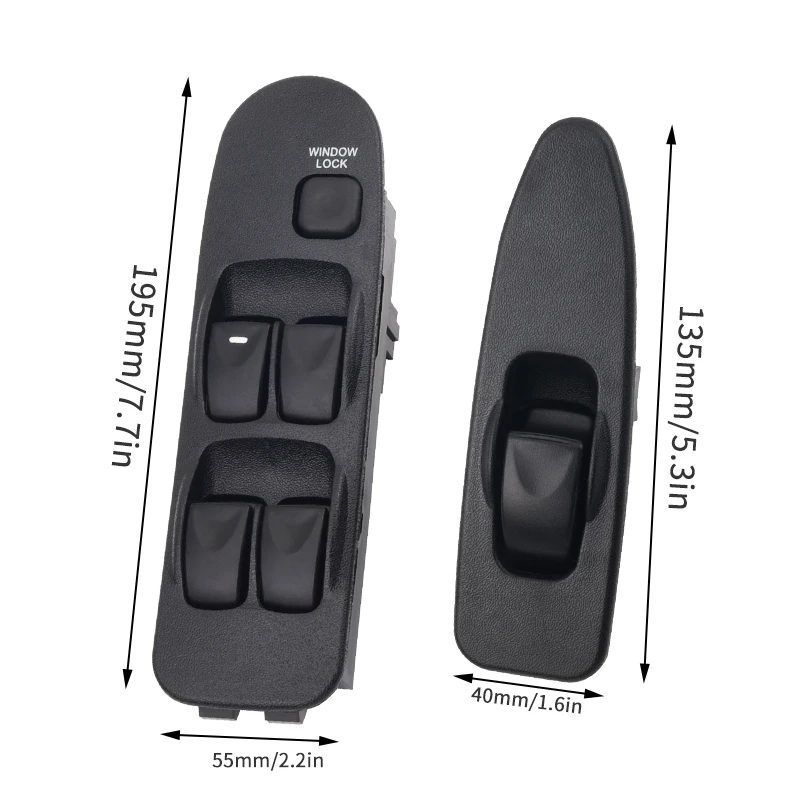 Переключатель переднего левого и правого окна для Mitsubishi Carisma 1995 2006 MR792851