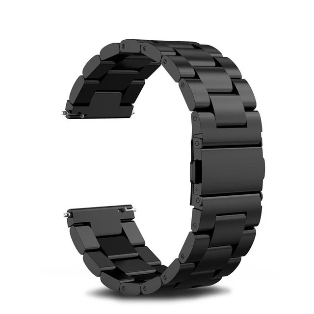 Ремешок из нержавеющей стали+ инструмент для Suunto 9/Ambit 3 Vertical/Spartan Sport HR металлический ремешок для часов Ремешок Браслет 24 мм черный - Цвет ремешка: Black