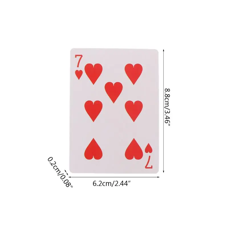 

4 Cards 7 To 2 Transformer Magic Tricks Magic Props Close Up Magic Toy Kids Toy