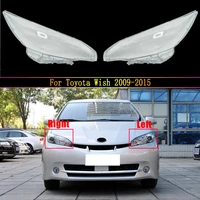 car headlamp lamp shade cover for toyota wish 2009 2010 2011 2012 2013 2014 2015 replacement auto headlight glass lens shell