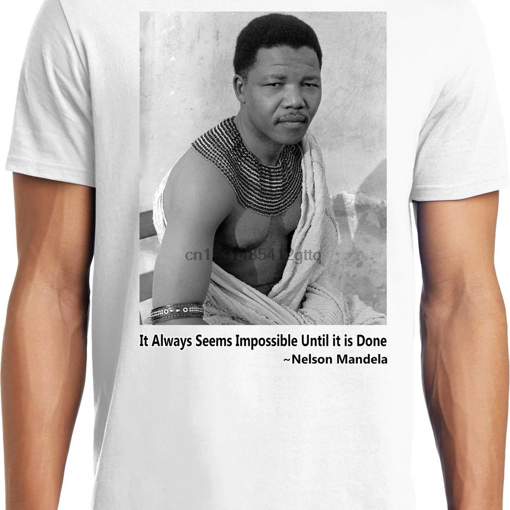 Футболка с изображением Больших парней большой и высокий цитатой Нельсона