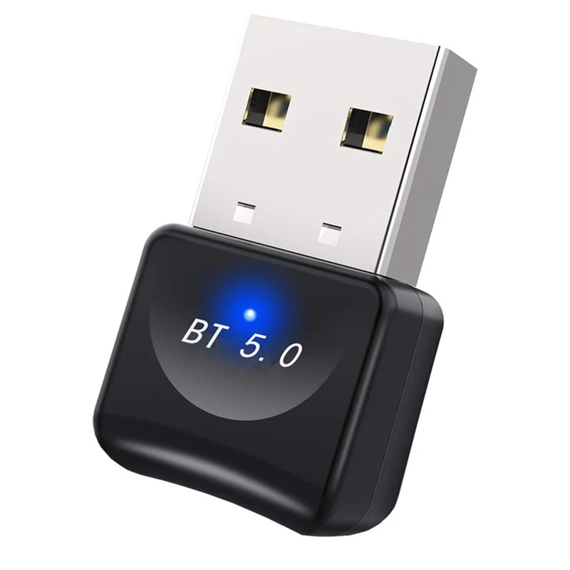 

Аудиопередатчик Bluetooth, беспроводной адаптер Bluetooth 5,0 Mini USB подходит для беспроводной мыши, клавиатуры и т. д.