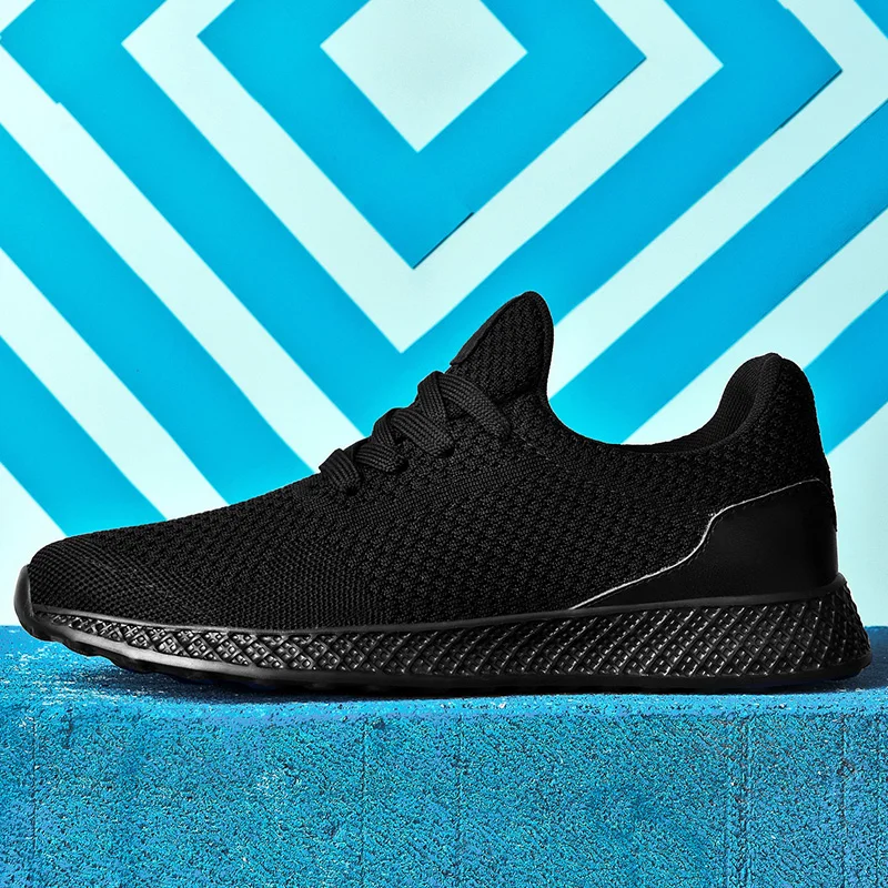 

2021 New Summer Men's Sneaker Fashion lightweight Breathable Mesh Casual Sports Shoes Outdoor Non-slip Walking Shoes Big Size 48