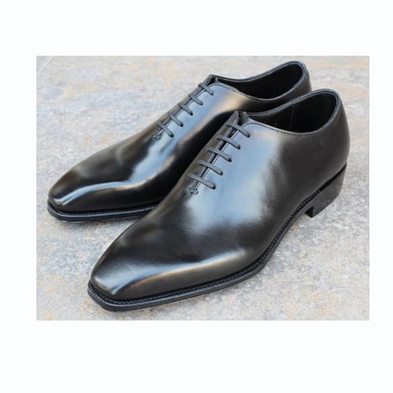 

Men Shoes Oxfords PU Leather Simplicity Banquet Sapatos Fat Para Hombre Comfortable Spring Autumn Outdoors Lace Up Solid XM544