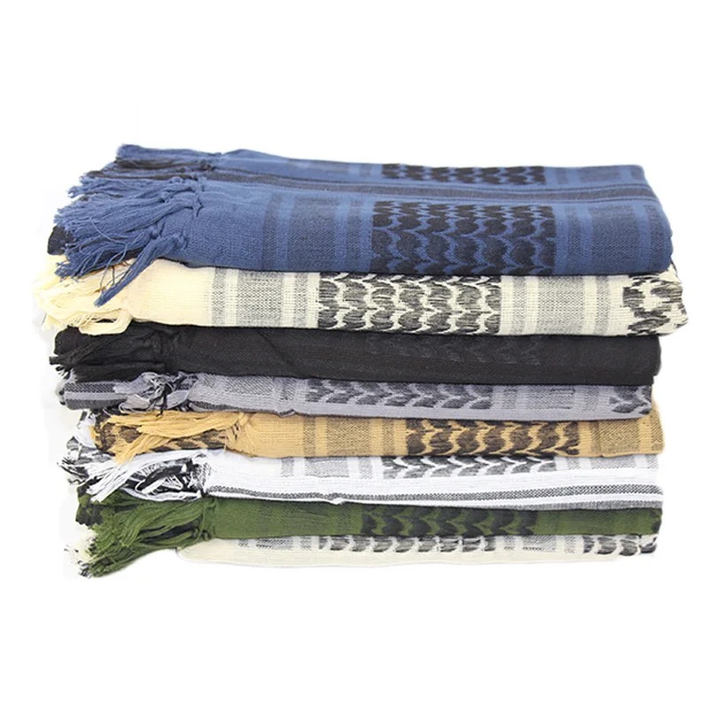 Хлопковый шарф 110 см утолщенный армейский тактический для пустыни походов в