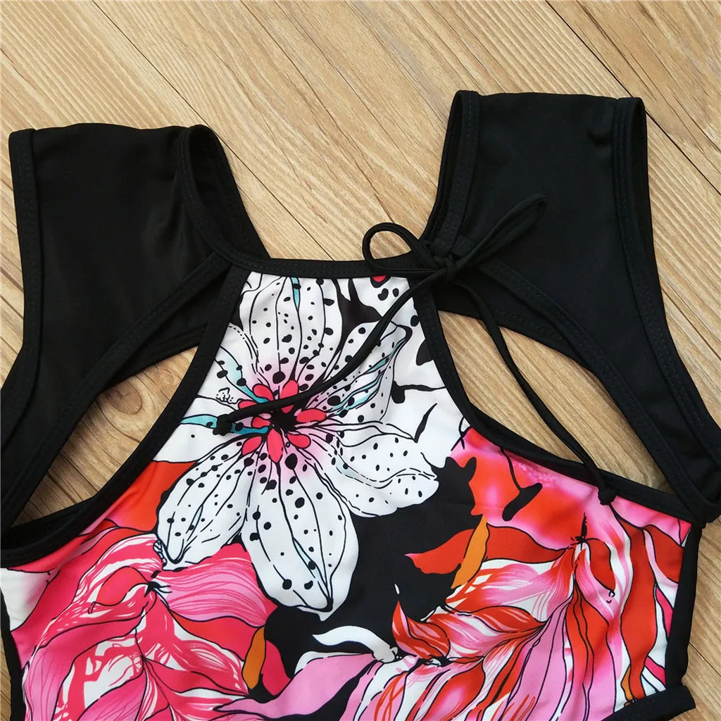 SAGACE сиамский костюм для серфинга женский купальник Спортивный Цельный бикини