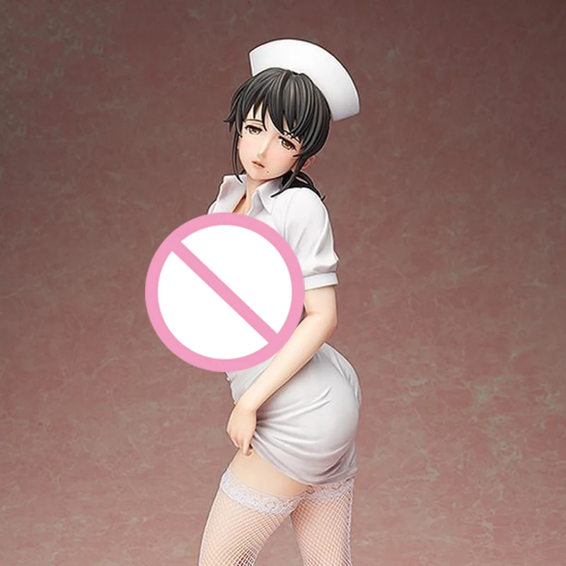 

42cm Anime Akabane Asami Action Figure Nurse Outfit Mesh Stockings Standing Posture Sexy Woman PVC Collection Model Toy for Gift