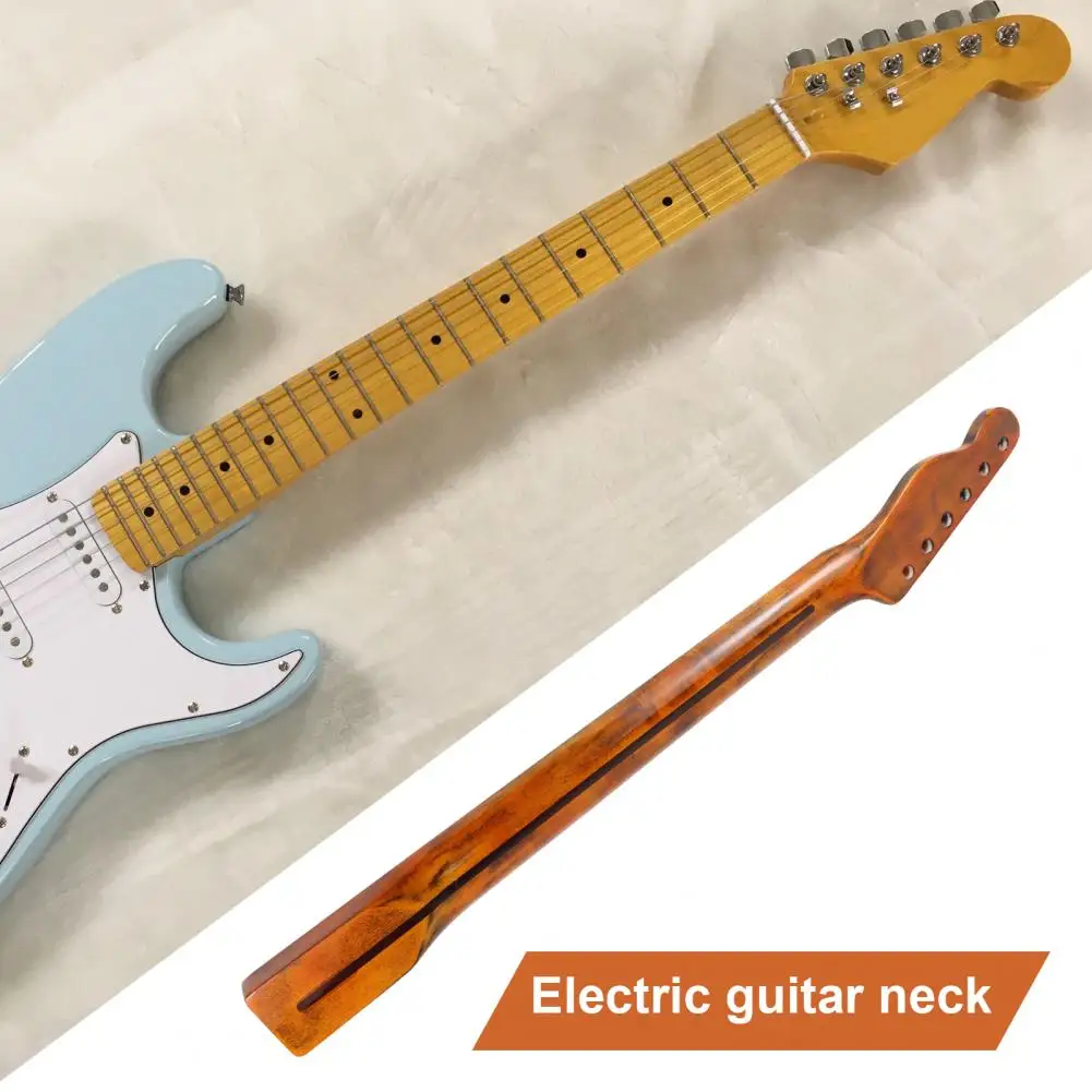 Шейка для гитары, сменная шейка для гитары с защитой от царапин, средней линии, из массива дерева, универсальная