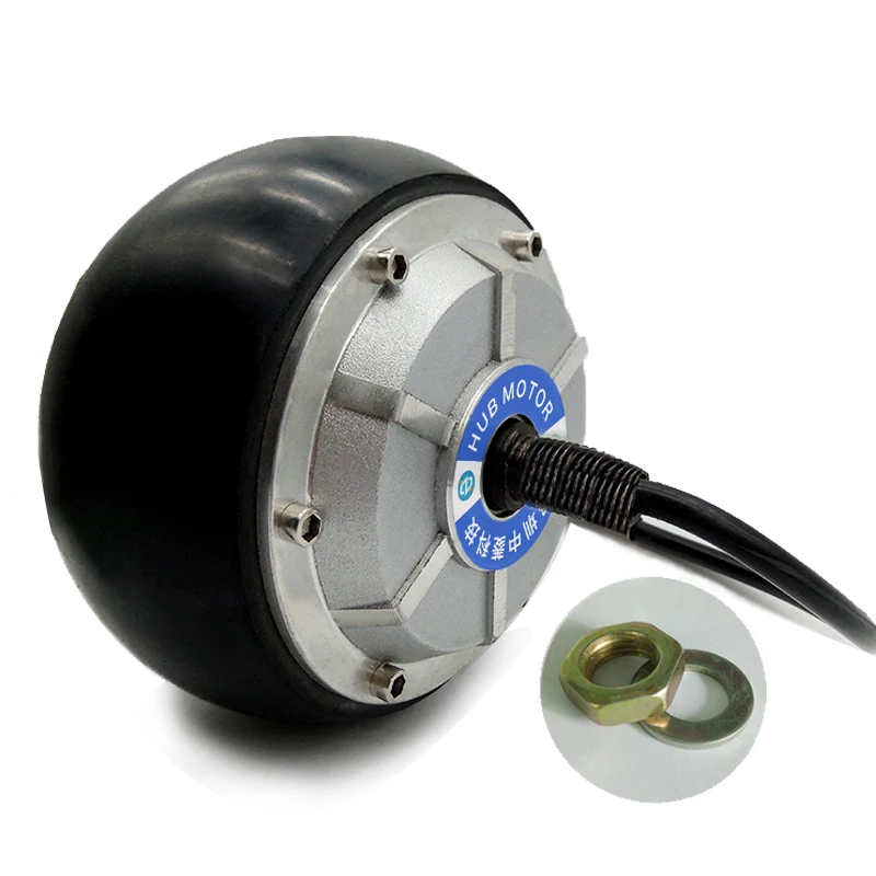 

High Torque 4.5 Inch Automated Guided Vehicle Robot Brushless DC Built-in Magnetic Encoder Hub Motor