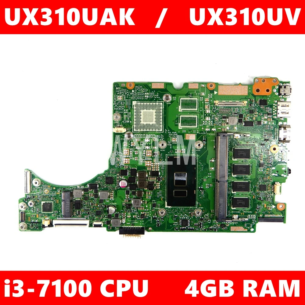 UX310UAK материнская плата i3 7100CPU 4 Гб Оперативная память REV2.0 для ASUS UX310U UX310UV UX310UQ UX310UA