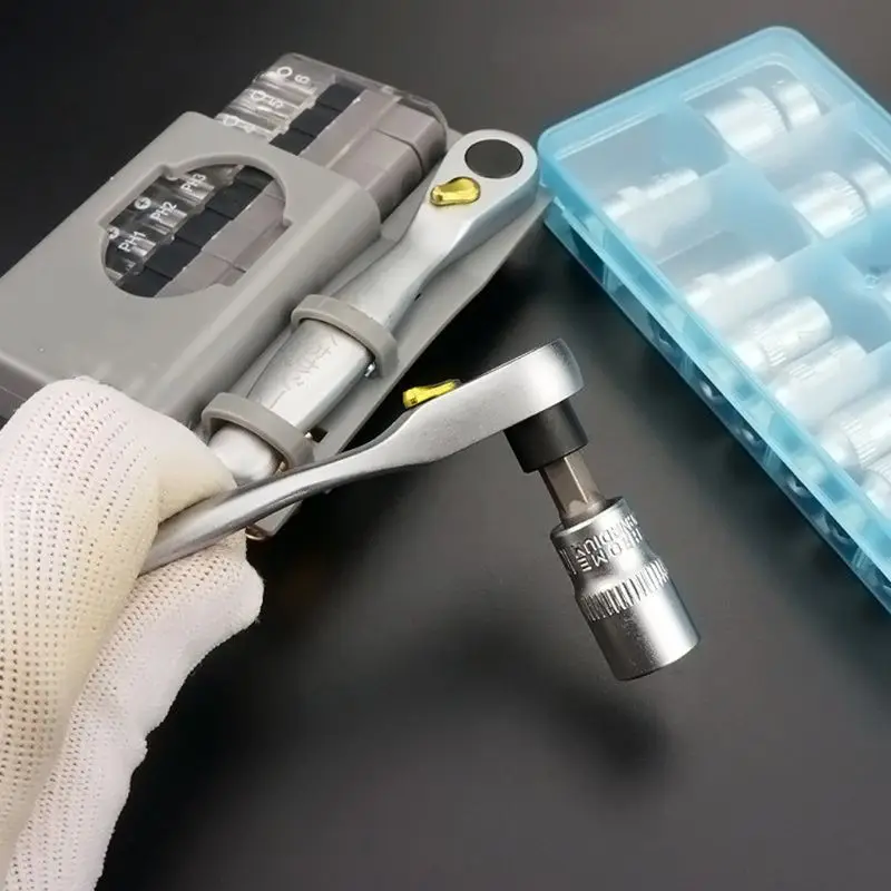 

Ratchet Screwdriver Set Ratchet Handle Torx Bit Set for Screwdriver Multitool P9YB