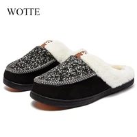 mens home slippers winter warm shoes with fur flat casual shoe lover footwear non slip slipper comfort zapato hombre big size 47