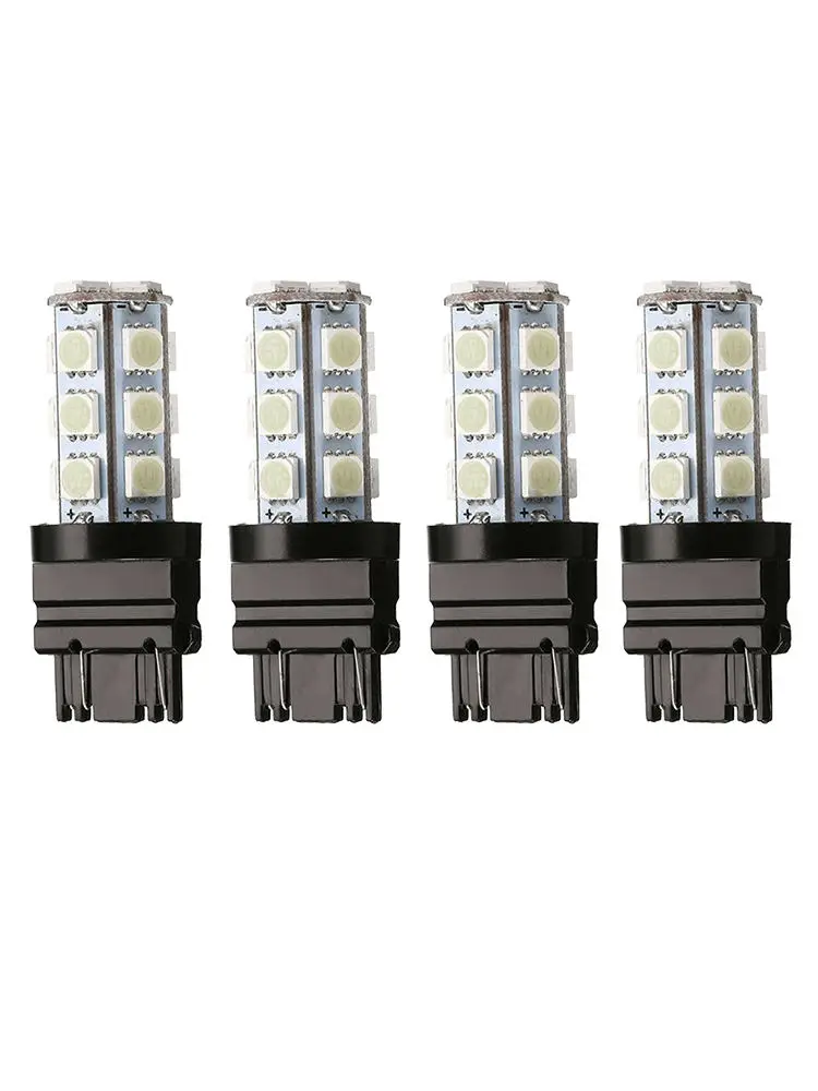

4pcs Ice Blue 3157 3156 18 SMD 5050 Signal Brake Backup DRL LED Light Bulbs