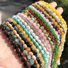 Браслет-Амазонит с круглыми бусинами диаметром 7 мм