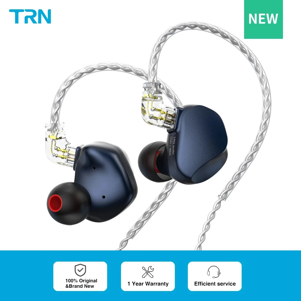 

TRN VX Pro 8BA+1DD Hybrid Metal In Ear Earphone IEM HIFI DJ Monitor Running Sport Headphones Earplug HIFI Headset Headplug 3.5mm