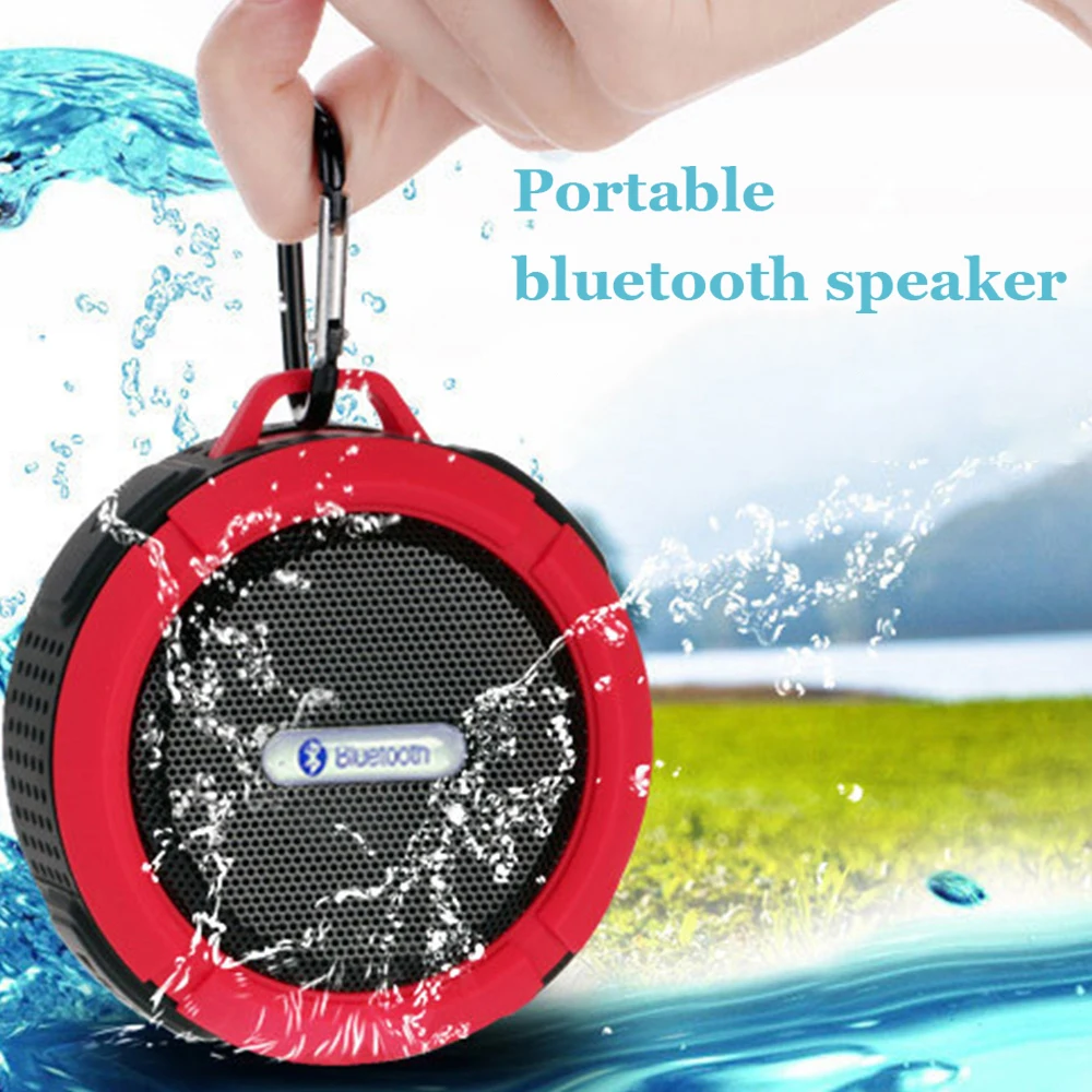 Bluetooth-динамик портативный водонепроницаемый с присоской | Электроника
