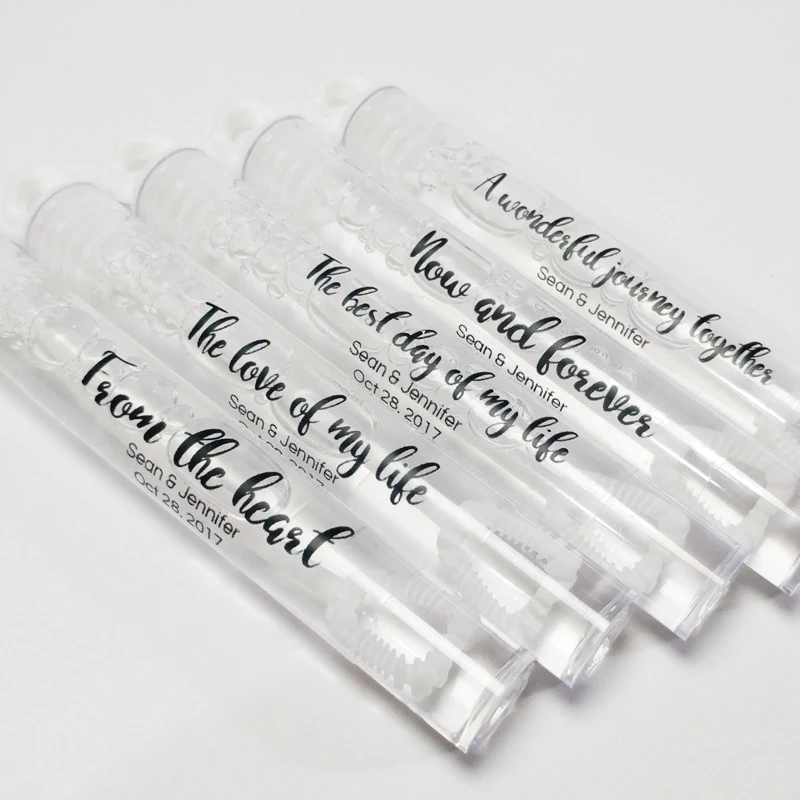 100 шт. Персонализированные Свадебные украшения пузырь наклейки этикетки мыльные