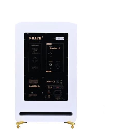 Billig H-123 S-BACH Koaxial M8 5/6.5/8/10 Zoll Home HiFi Aufnahme Studio Aktive Monitor Box Desktop Bücherregal Lautsprecher PK Tianlang