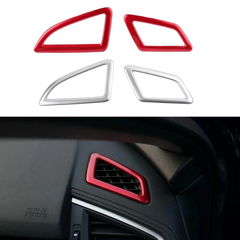 2 шт. ABS приборной панели вентиляционное отверстие ветровой выход крышка отделка