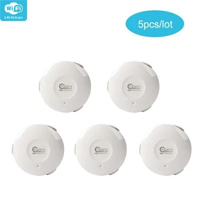 WIFI-WATER-5PCS NEO Coolcam умный WiFi датчик воды Wi-Fi детектор утечки датчик сигнализации и уведомления приложения оповещения поддержка IFTTT - Цвет: WIFI-WATER-5PCS