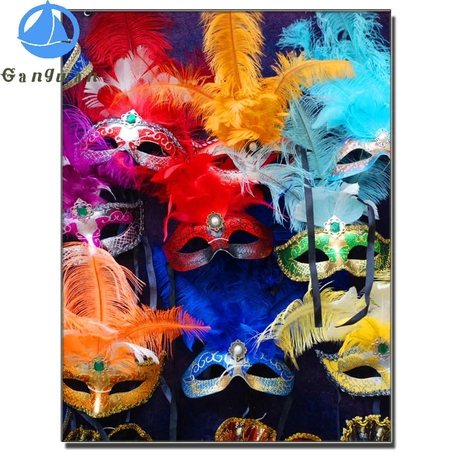 

Алмазная вышивка «маска пера» «сделай сам», квадратные наборы ручной работы, мозаика, карнавал, подарок, вышивка крестиком, украшение для до...