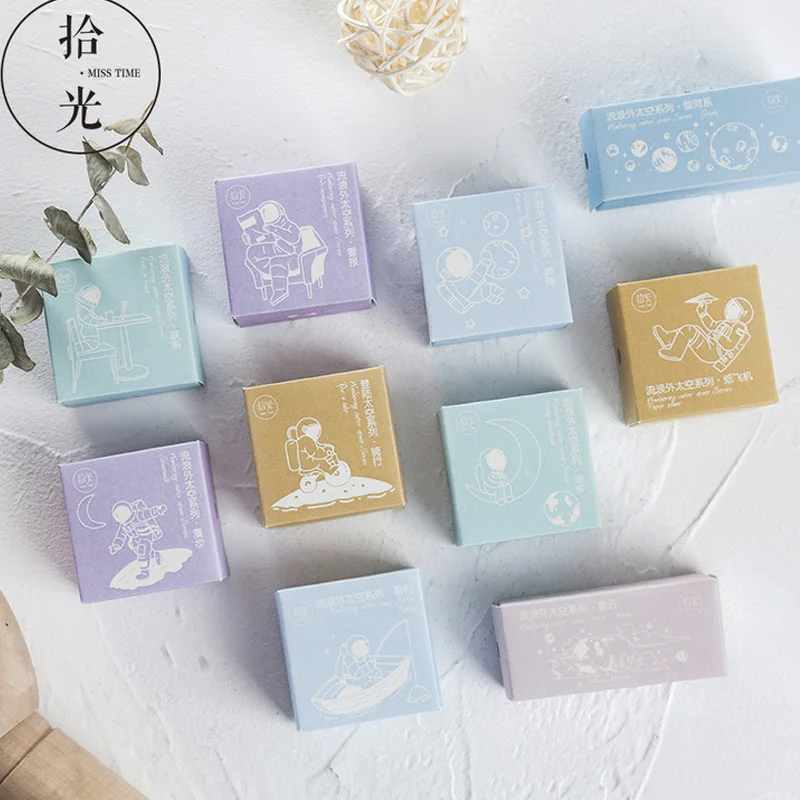 Космический костюм роуминг штамп DIY деревянные и резиновые штампы для