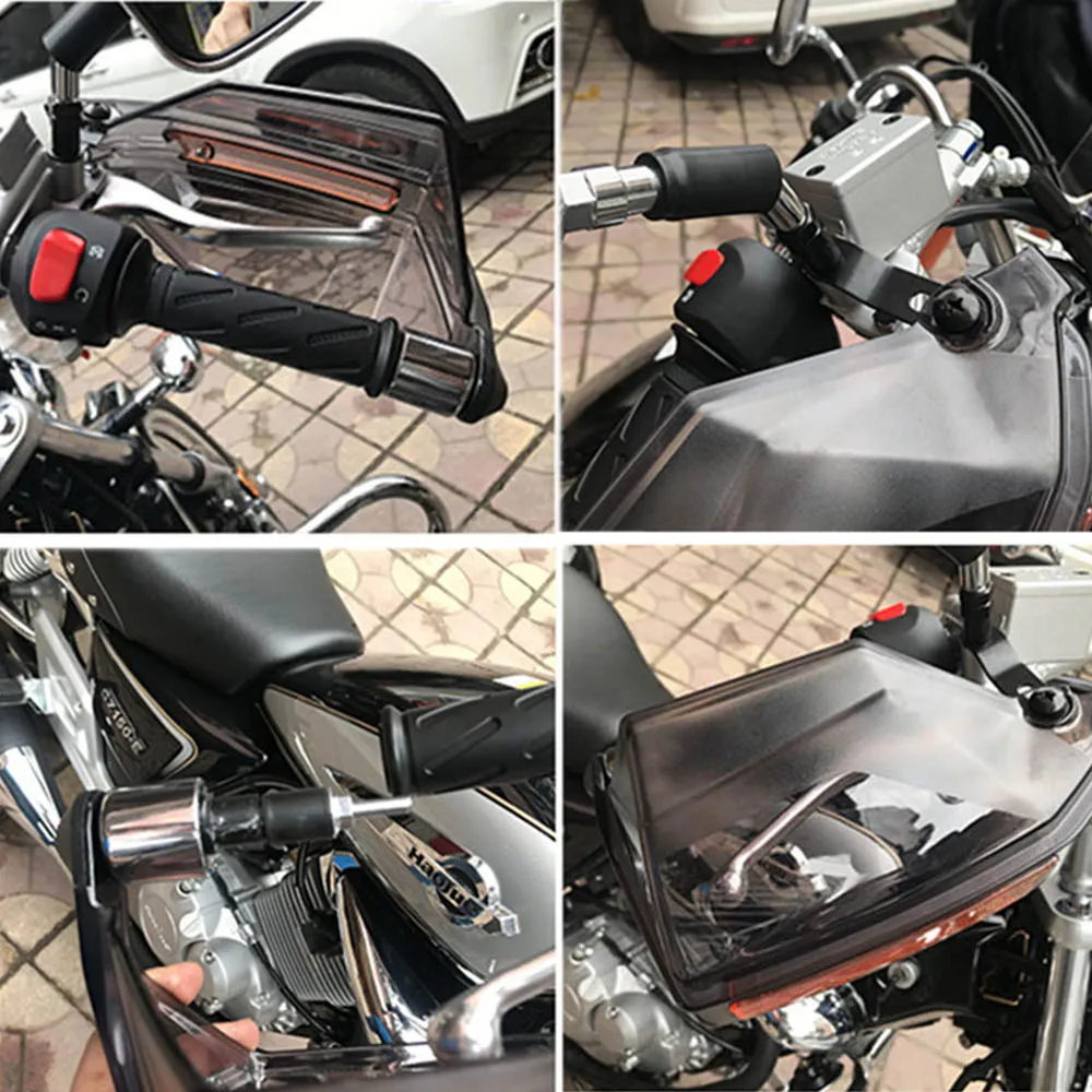 

Universal Motorcycle Hand Guards 7/8" Handlebar Handguard Handle Protector Motocross Scooter ATV Proguard System Guard Gear