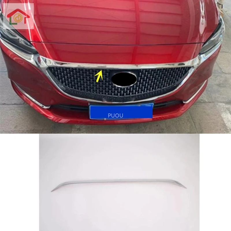 Для Mazda 6 Mazda6 Atenza 2019 2020 Хромированная передняя решетка радиатора автомобиля