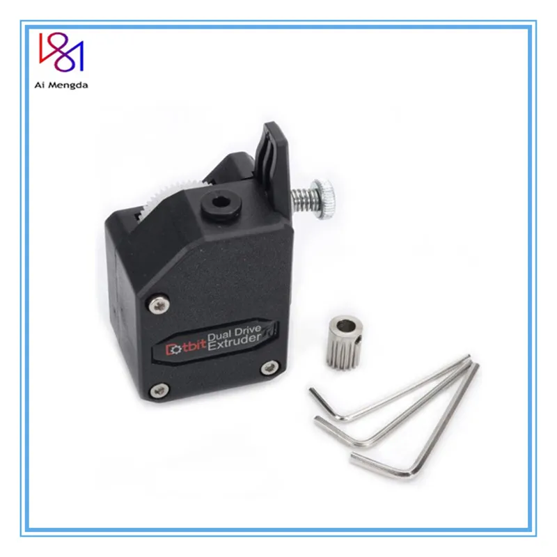 Double Gears Dual Drive Extrusion Black Cloned Btech Bowden Extruder for 3D Printer Parts CR10 MK8 | Компьютеры и офис