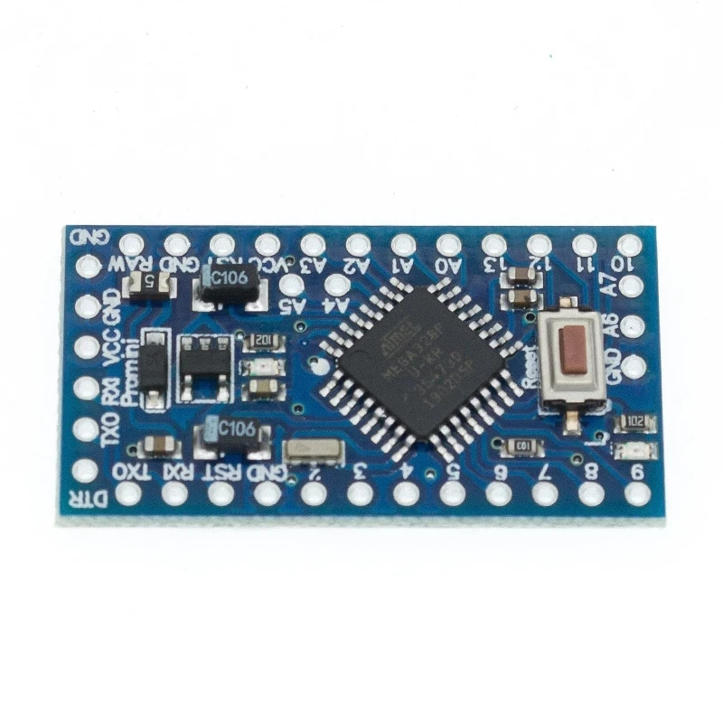 10 шт./лот Pro MINI 5 V/16 МГц ATMEGA328 ATMEGA328P V 16 M для Arduino 3 V/8 синий версия|mini 328|mini minimini pro |