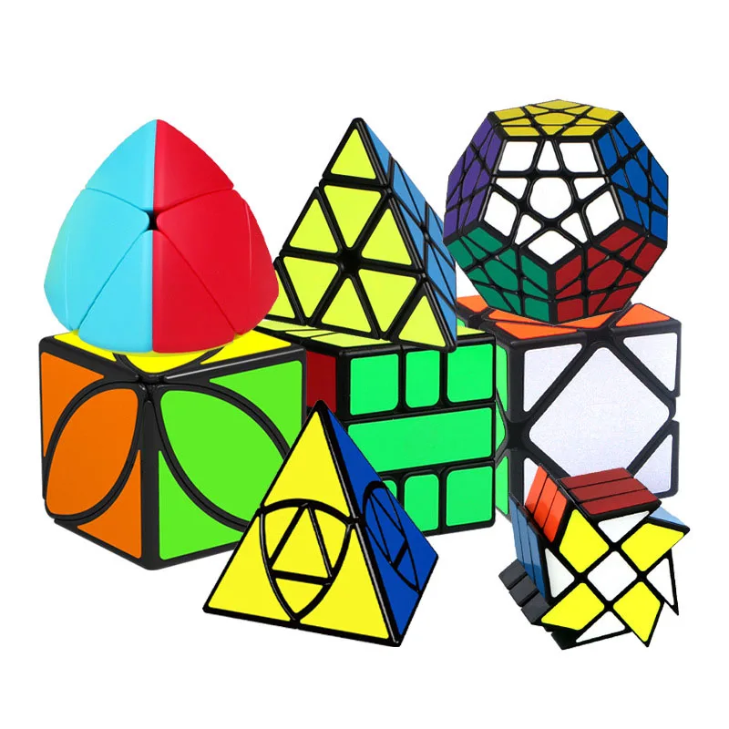 

Pyramid Strange Magic Cubes Professional Gifts for Children Speed Cube Anxiety and Stress Relief Brinquedos Magic Cube DD60MC