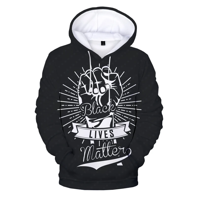 

I CAN'T BREATHE Hoodie Black Lives Matter 3D Print Hoodies Sweatshirts Boys/girls O-neck Long Sleeve Hoodies Street Kids Clothes