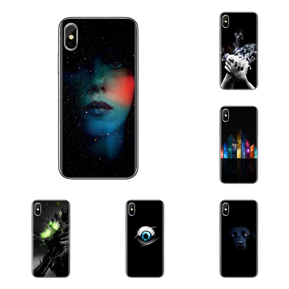 Transparent Soft Bag Case For Huawei Nova 2 3 2i 3i Y6 Y7 Y9 Prime Pro GR3 GR5 2017 2018 2019 Y5II Y6II Dark Black Wallpapers HD |