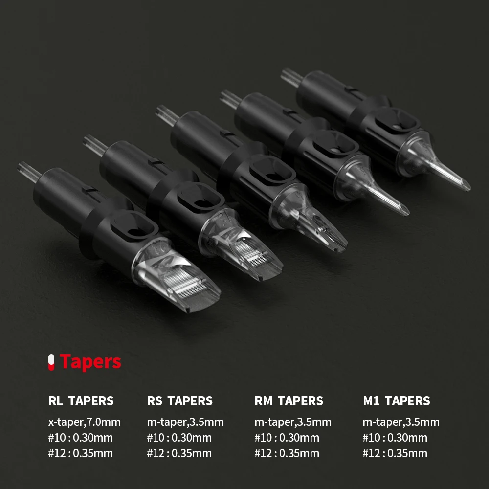 STIGMA Black Friday Tattoo Needles 20PCS/50PCS Revolution Cartridges Round Liner #10 (0.30mm needle) Professional Makeup | Красота и