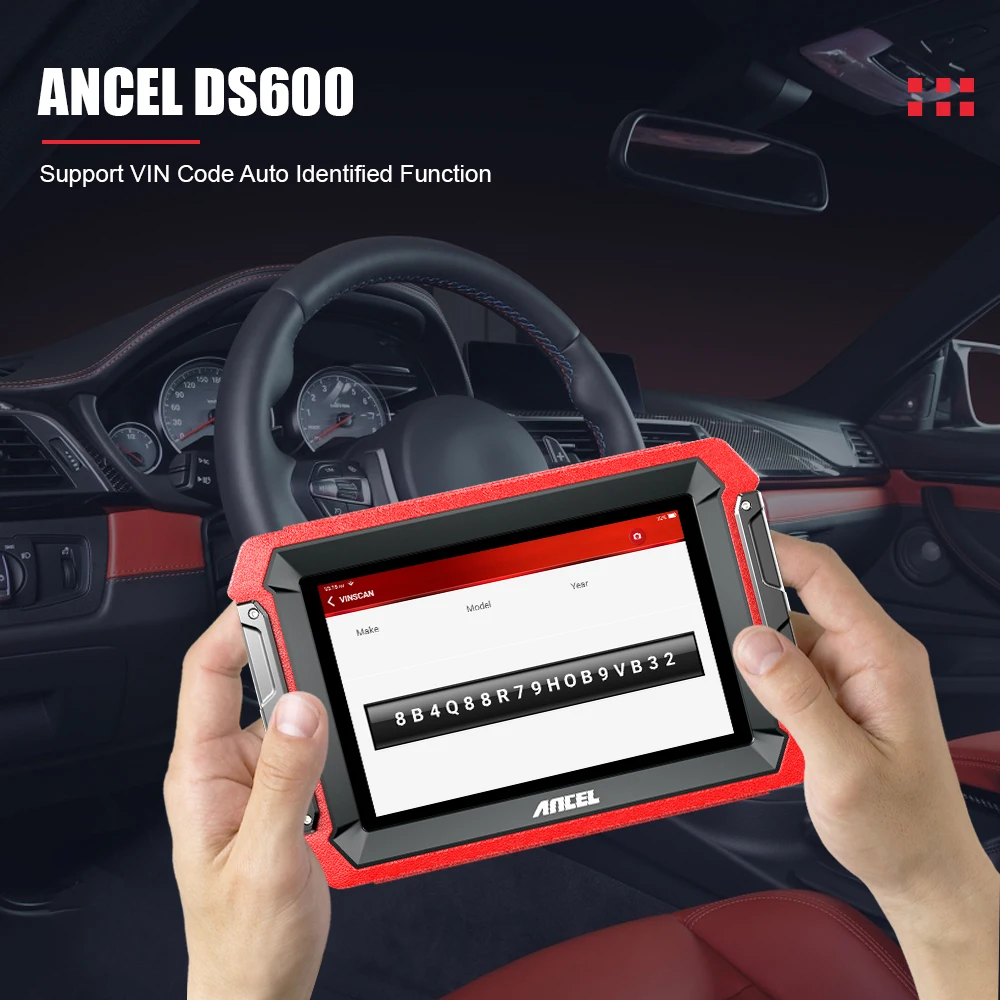 Профессиональный Автомобильный сканер ANCEL DS600 кодирование ECU DPF TPMS IMMO AF настройка