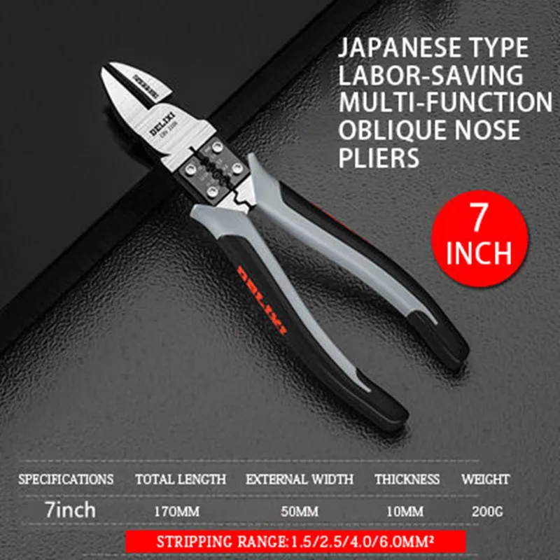 

Multifunctional Universal Diagonal Pliers Needle Nose Kabelschneider Hardware Tools Wire Cutters Electrician Cortadores De Arame