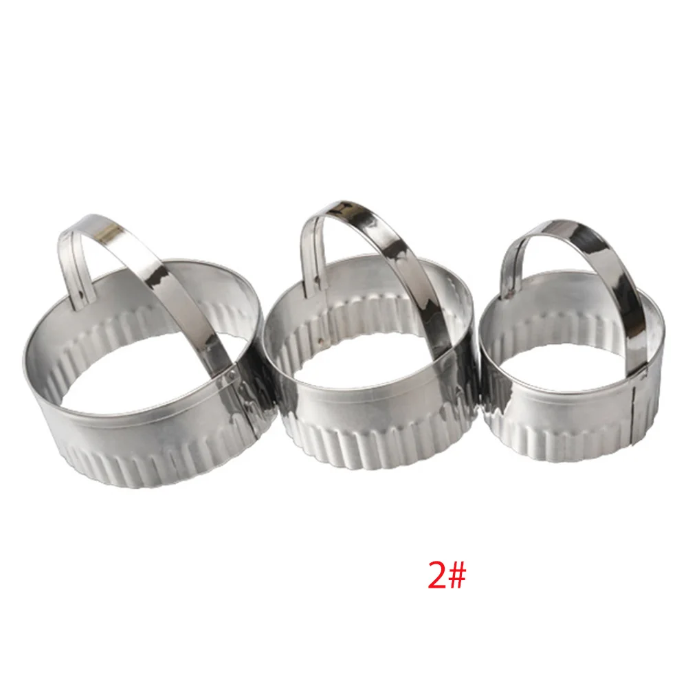 Бисквитный резак хлебопекарный Инструмент Круглый прочный с рифленым краем