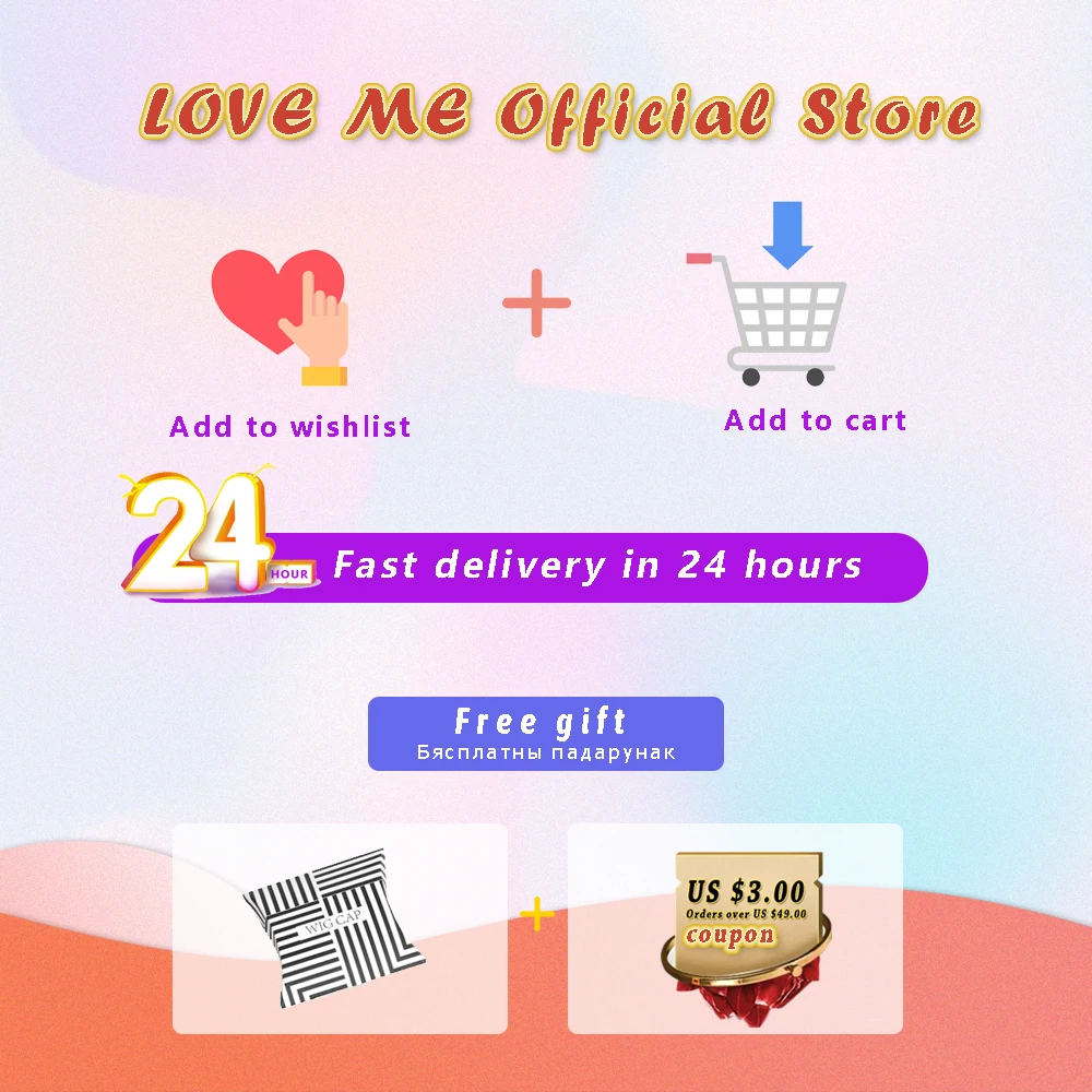 

LOVE ME 42 inch Synthetic Wig Wavy Part Lace For Black Women super Long Wigs Ombre Blonde Rainbow Color Synthetic Cosplay Wig