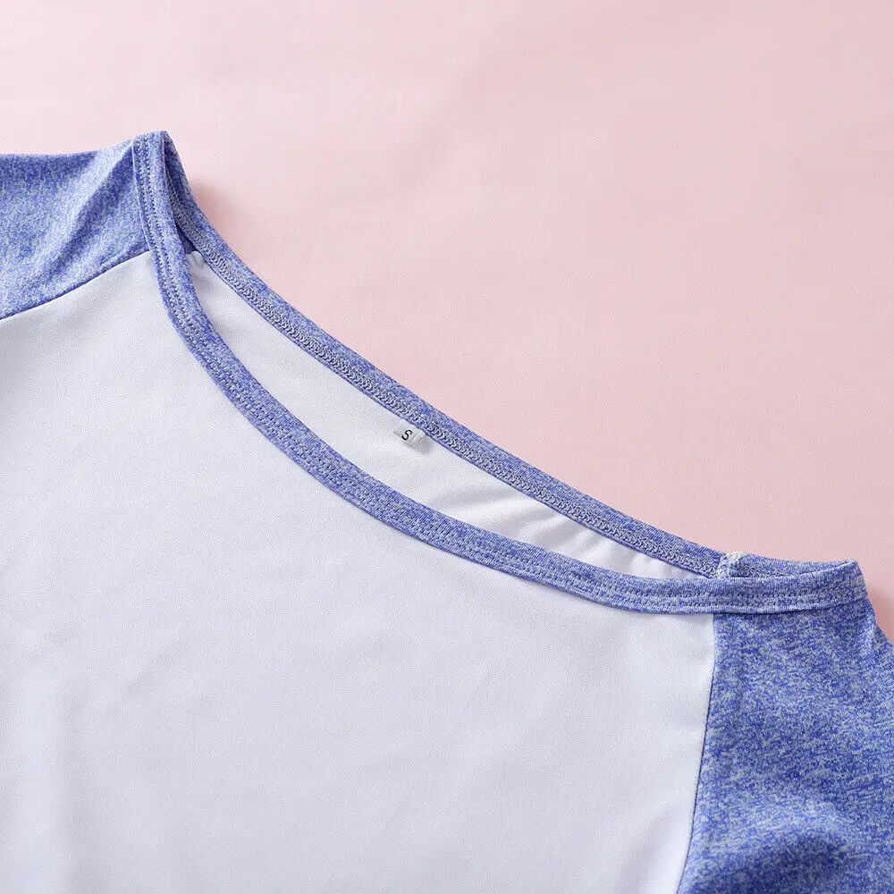 Модная женская летняя повседневная футболка для девочек облегающий пуловер с